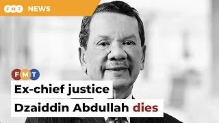 Ex-chief justice Dzaiddin Abdullah dies, aged 86