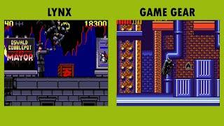 Lynx Vs Game Gear - Batman Returns