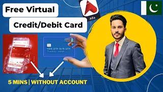 How to Create Free Virtual Credit Card or Virtual Debit Card with Alfa App in Pakistan