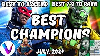 Best Champions Ranked & Tier List - July 2024 MCoC - Vega's Tier List & Spreadsheet - Patriot Leader