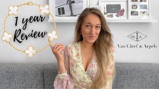 VCA ALHAMBRA bracelet review - 1 year wear & tear update | Van Cleef & Arpels | Lesley Adina