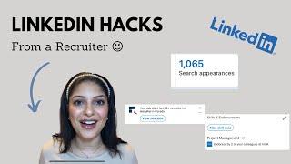 The Official LinkedIn Lesson EASY Profile Optimization To Get a Job Fast