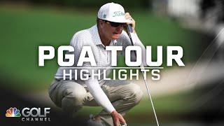 PGA Tour Highlights: 2024 Charles Schwab Challenge, Round 1 | Golf Channel