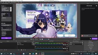 Using green video on OBS | Gacha Raiden Shogun ritual Genshin Impact