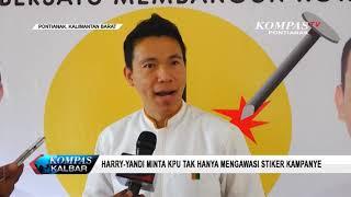 Harry-Yandi Minta KPU Tak Hanya Mengawasi Stiker Kampanye