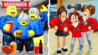 WEIRD STRICT FAMILY AND KIND FAMILY  Funny Situations | Gwen Roblox Portuguese