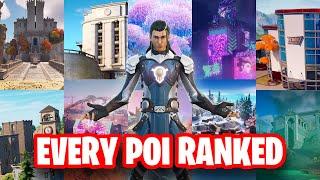 Ranking EVERY FORTNITE NAMED LOCATION (POI) From Worst To Best