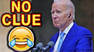 Biden has NO CLUE What He Was Talking About.....