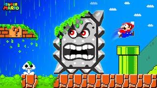 Super Mario Bros. But Mario Escapes From Rain Acid Calamity