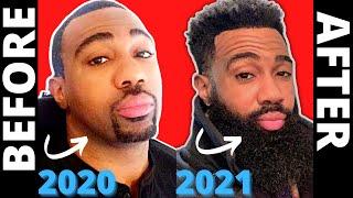 1 Year Stubble to Long Beard Journey | Before & After Transformation