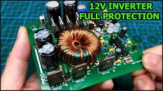 Inverter from 12V to 40V for amplifier, full protect