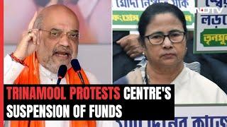 Amit Shah Targets Mamata Banerjee At Rally In Kolkata, Trinamool Hits Back With Dharna