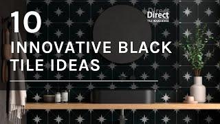 10 Innovative Black Tile Ideas | Direct Tile Warehouse