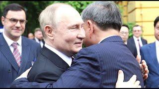 Путин во Вьетнаме: Церемония встречи