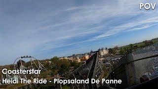 Heidi The Ride | POV | Plopsaland De Panne | 4K | 2024