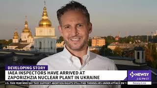 IAEA tour Ukranian nuclear facility amidst Russian shelling. Jason Bellini reports from Kiev