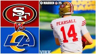 49ers vs Rams Week 3 Simulation (Madden 25 Rosters)