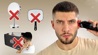 The BEST Mirror Setup For Self-Haircuts | How To Cut Your Own Hair