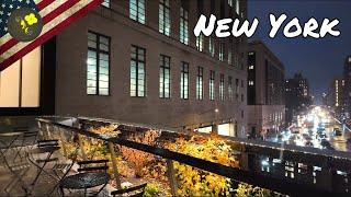 New York City Walking Tour 4K | Hudson Yards & High Line Christmas Lights 2024