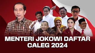 Infografis - Deretan Menteri Jokowi yang Daftar Bakal Caleg DPR di Pemilu 2024