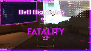 Fatality Crack is the BEST Cheat! HvH Highlights