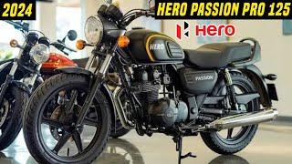 finally new hero passion pro 125 bike launch in india 2024|new hero bike launch|under 1 lakh price