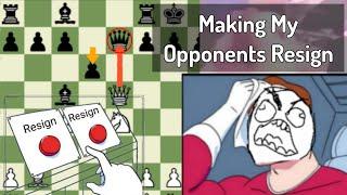 Making My Opponents Resign | Episode 1 - Chaos