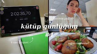 tıp öğrencisiyle kütüphane günlükleri 1 | daily vlog