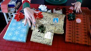 ASMR | Wrapping Christmas Presents 2020 Paper Sounds & Crinkles (Soft Spoken)