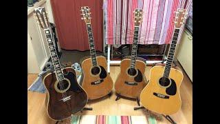 K.Yairi YW-800G & YW-1000 & YW-600 sound comparison Brazilian Rosewood Guitars