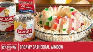 Creamy Cathedral Window