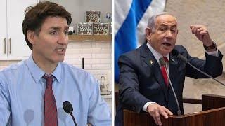 Trudeau: Canada "will abide" by ICC rulings after warrant issued for Israeli PM Netanyahu