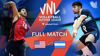  USA vs.  ARG - Full Match | Preliminary Phase | Men's VNL 2022