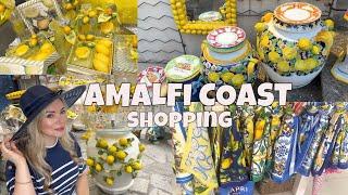 COME SHOPPING WITH ME ON THE AMALFI COAST & My Shopping Haul 