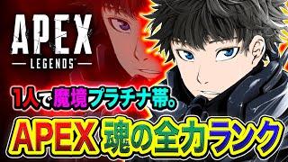 【APEXランク】おっす!!!! 一人旅やでッ！ソロで魔境プラチナ帯に行ってみるが大丈夫かなァ？【ハセシン】Apex Legends