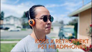 Koss x Retrospekt P21 Headphones First Impressions