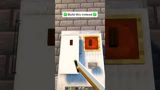 Better Fridge in Minecraft! #shorts #minecraftshorts