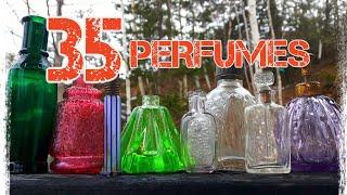 35 Perfume Bottles ~ 2022 Antique Bottle Collecting & Bottle Digging