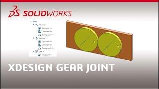 Creating a Gear Joint in xDesign