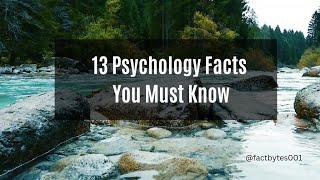 14 Psychology Facts You Must Know | Fact Bytes 001 | Interesting Facts