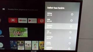 como configurar hora e data da tv TCL rápido e prático