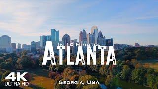 ATLANTA 2024  Drone Aerial 4K Georgia | USA United States of America