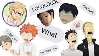 Haikyuu Texts - Karasuno plays fu- I mean Kiss, Marry, Kill