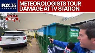 Lake Mary tornado damage at FOX 35 Orlando