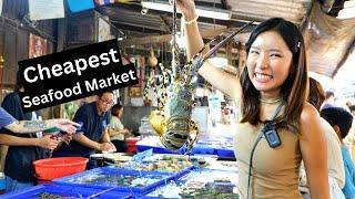 SEAFOOD Lover's Paradise in Pattaya Lanpho Nakluea Market!