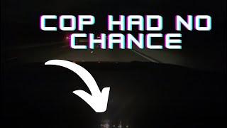 5.0 Mustang gets into another Police Chase! Gaps cop at night