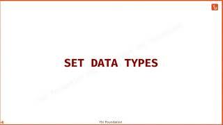 INTRODUCTION SET DATA TYPES | Python #pythoninhindi #datatypes #pythonsets #pythoncoding