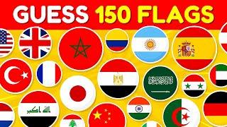  Guess the Country by the Flag Quiz  | Can You Guess 150 Flags?