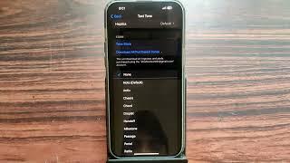 how to change text tone iPhone 15 pro max