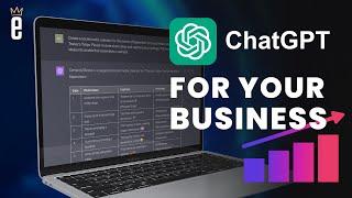 Grow Your Business with ChatGPT